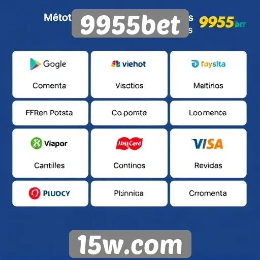 Comparação de métodos de pagamento no 9955bet
